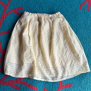 Pastel Cute light yellow skirt japan